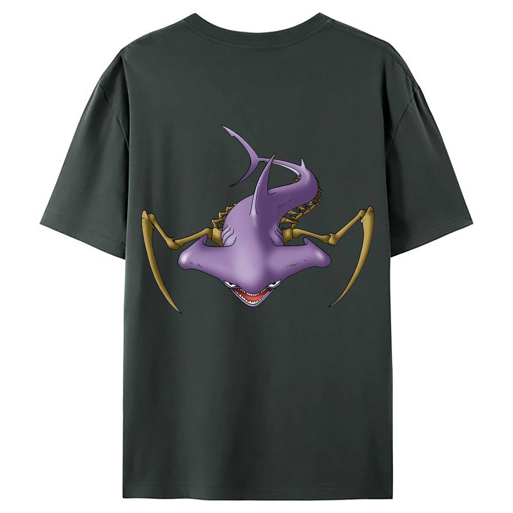 （画像用） ドラゴンクエスト Doragon Kuesuto Dragon Quest 綿100％ メンズ半袖Tシャツ（バックプリント） 通気性